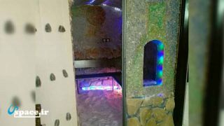 نمای اتاق نمکی طبقه همکف اقامتگاه کلبه نمکی - شهمیرزاد - استان سمنان